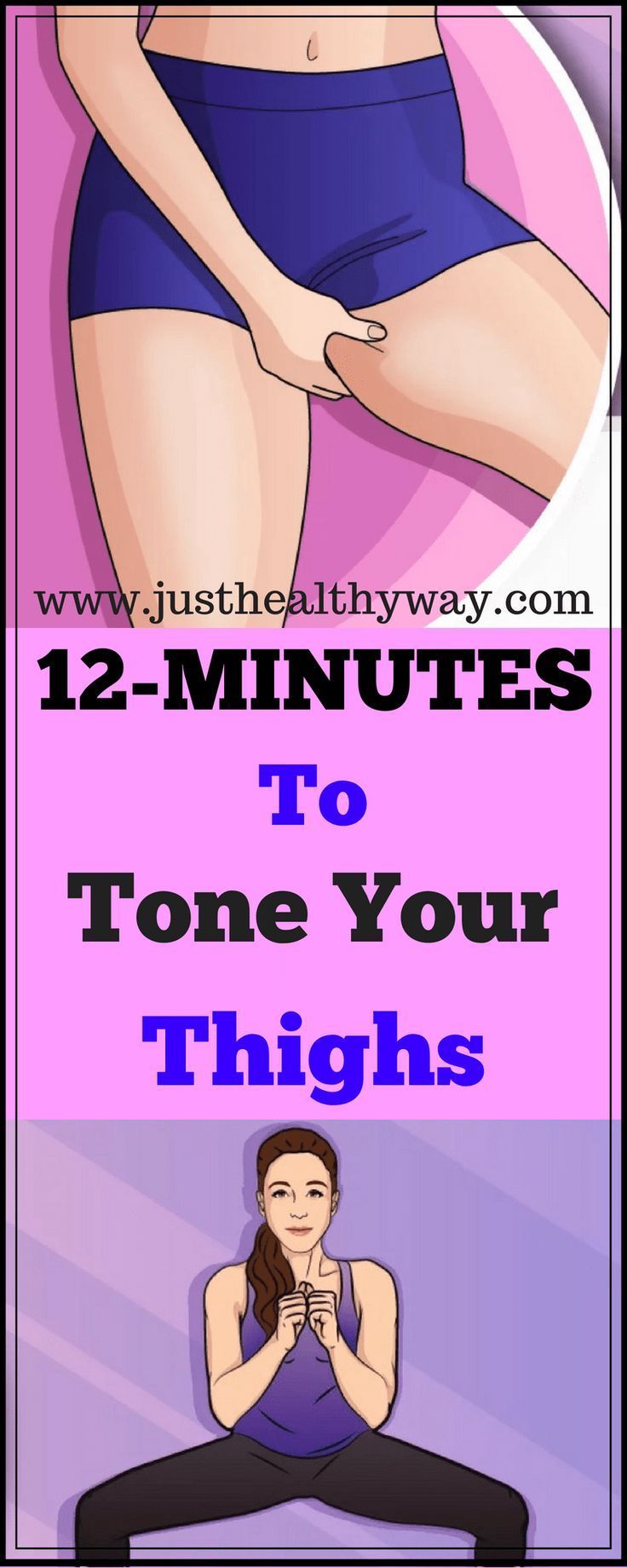 Here Are 12 Minute Workout To Tone Thighs & Burn Fat At Home -   18 fitness workouts thighs
 ideas
