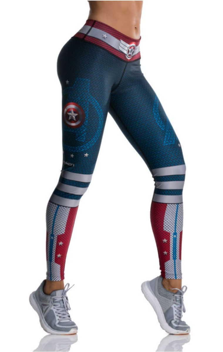 Drakon - Captain America Leggings -   19 fitness fashion leggings
 ideas