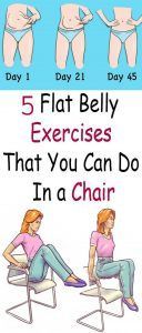 Top 5 Simple & Effective Flat Belly Exercises That You Can Do In a Chair - WebMD ABC -   19 flat belly diy
 ideas