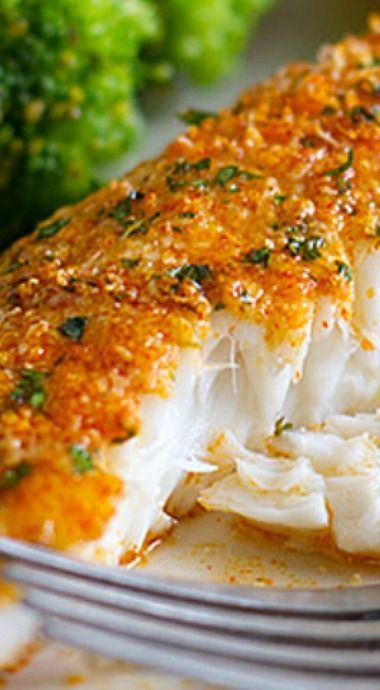 This Parmesan Crusted Tilapia is a simple fish recipe that is done in 20 minutes and will even impress non-fish lovers! -   20 quick fish recipes
 ideas