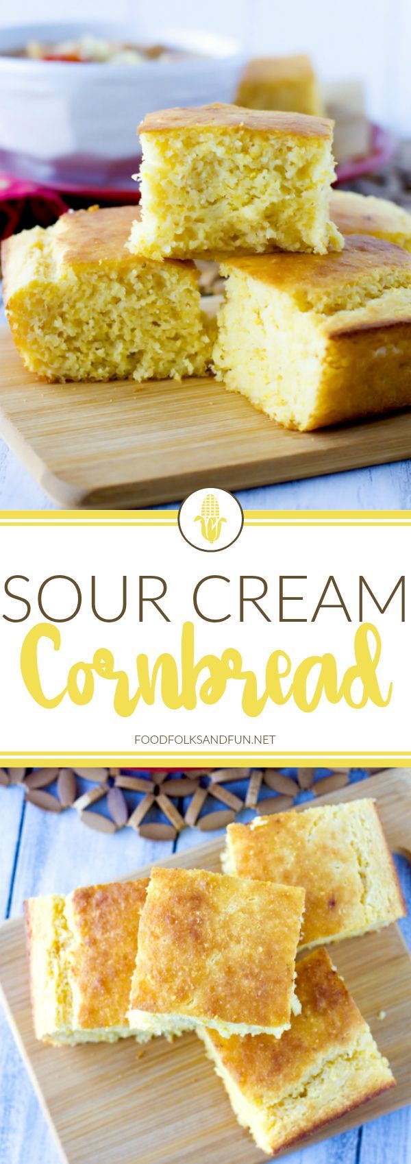 This Sour Cream Cornbread recipe is so moist, delicious, and not overly sweet. It’s super easy to make, the entire family will love it, and it's simply the best! -   21 corn bread recipes
 ideas