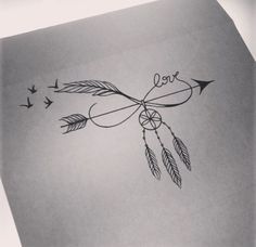 Arrow/ Infinite/ Dream Catcher/ Bird Tattoo -   21 dream catcher ankle tattoo
 ideas