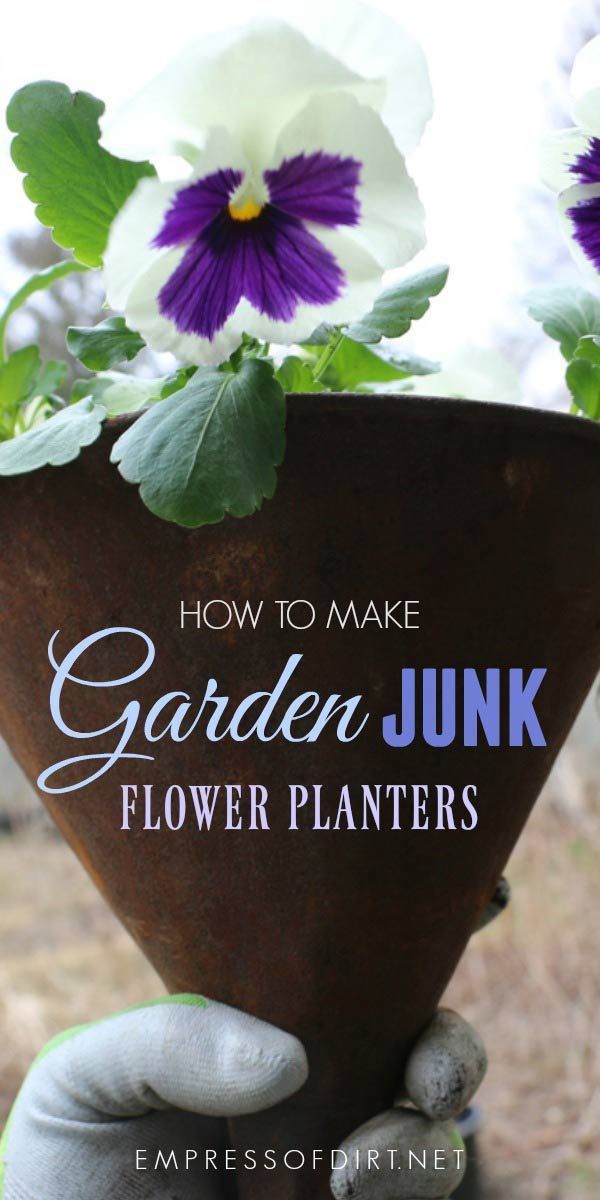 How to Make Garden Junk Flower Planters -   21 funky garden pots
 ideas