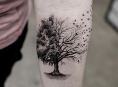 Tatouage arbre : pin, laurier, ch?ne, bouleau, olivier ... -   21 tree tattoo tatto arbol de la vida
 ideas