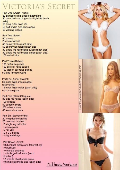 21 victoria secret workout
 ideas