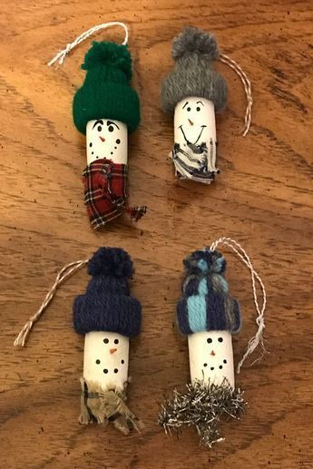 Snowman wine cork ornament by WillowDezigns on Etsy -   22 cork crafts projects ideas