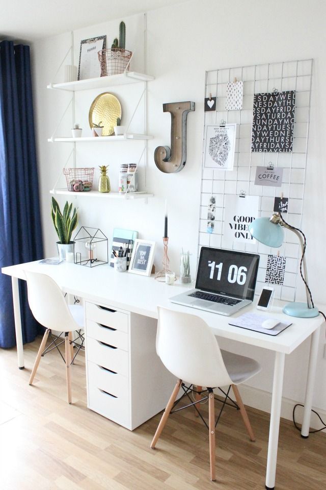 How to make your home office the best room in the house -   22 desk decor shelves
 ideas