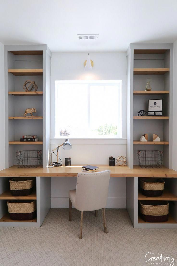 Built in desk with shelves. #Livingroomideas -   22 desk decor shelves
 ideas