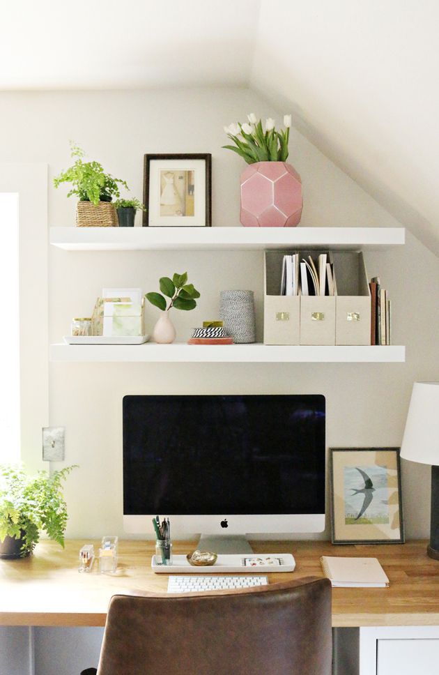 Cozy Spring Home Tour -   22 desk decor shelves
 ideas