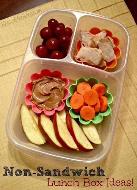 Keeley McGuire: Lunch Made Easy: 20 Non-Sandwich School Lunch Ideas for Kids! -   22 sandwich recipes for school
 ideas