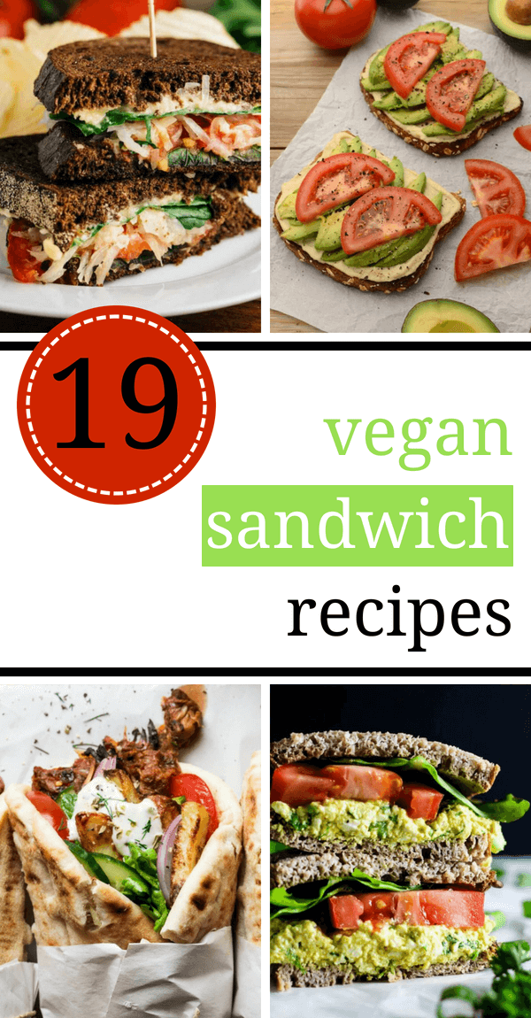 19 Healthy Vegan Sandwich Recipes that are Perfect for Lunch -   22 sandwich recipes for school
 ideas