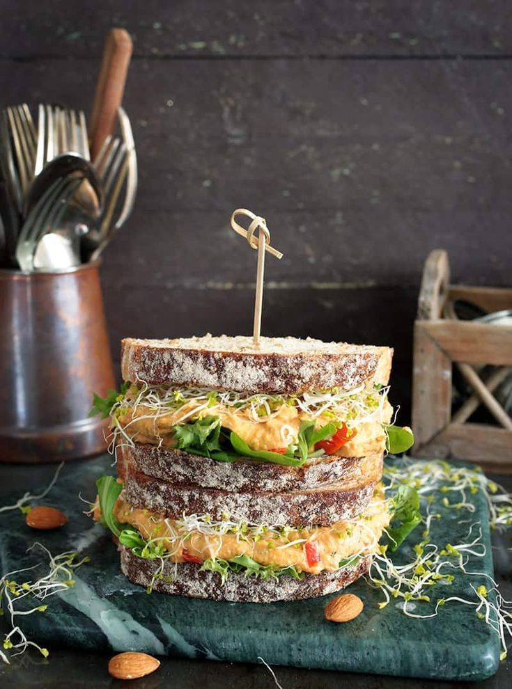 55 Incredible Vegan Sandwiches Perfect For Work, School, Or Home -   22 sandwich recipes for school
 ideas