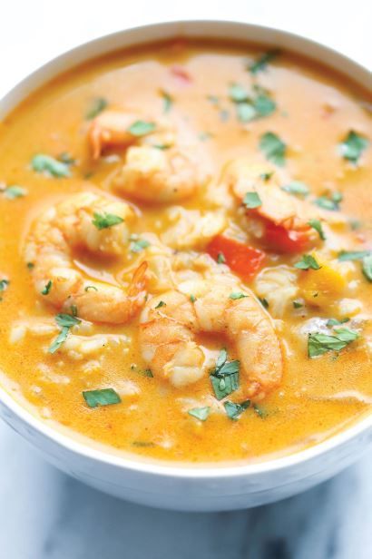 Easy Thai Shrimp Soup -   22 thai shrimp recipes
 ideas