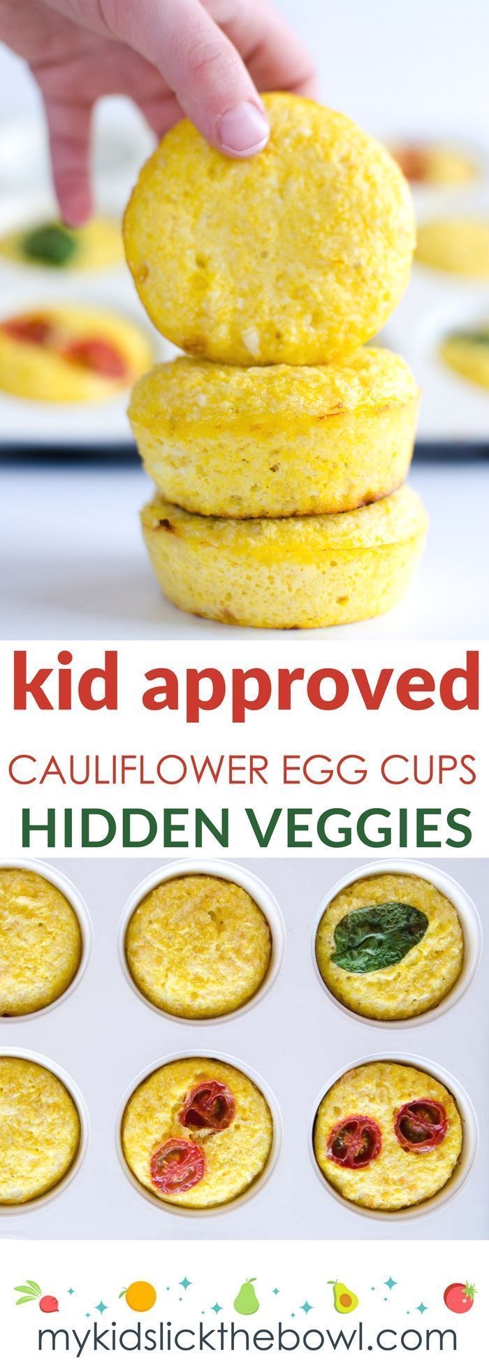 Cauliflower Cheese Egg Muffins -   22 vegetable recipes for picky eaters
 ideas