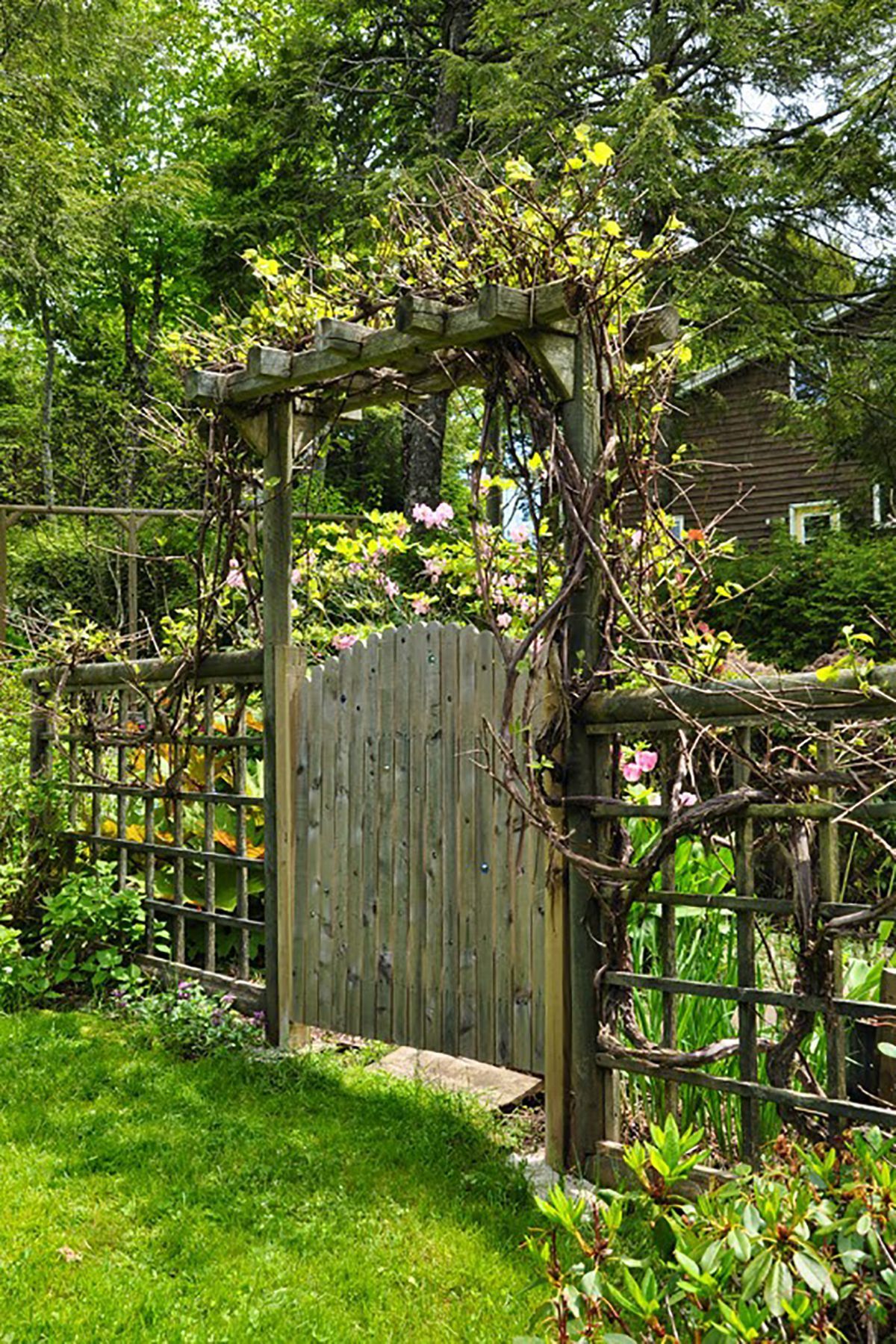 17 Inspired Garden Gates for a Beautiful Backyard -   23 beautiful garden gate
 ideas