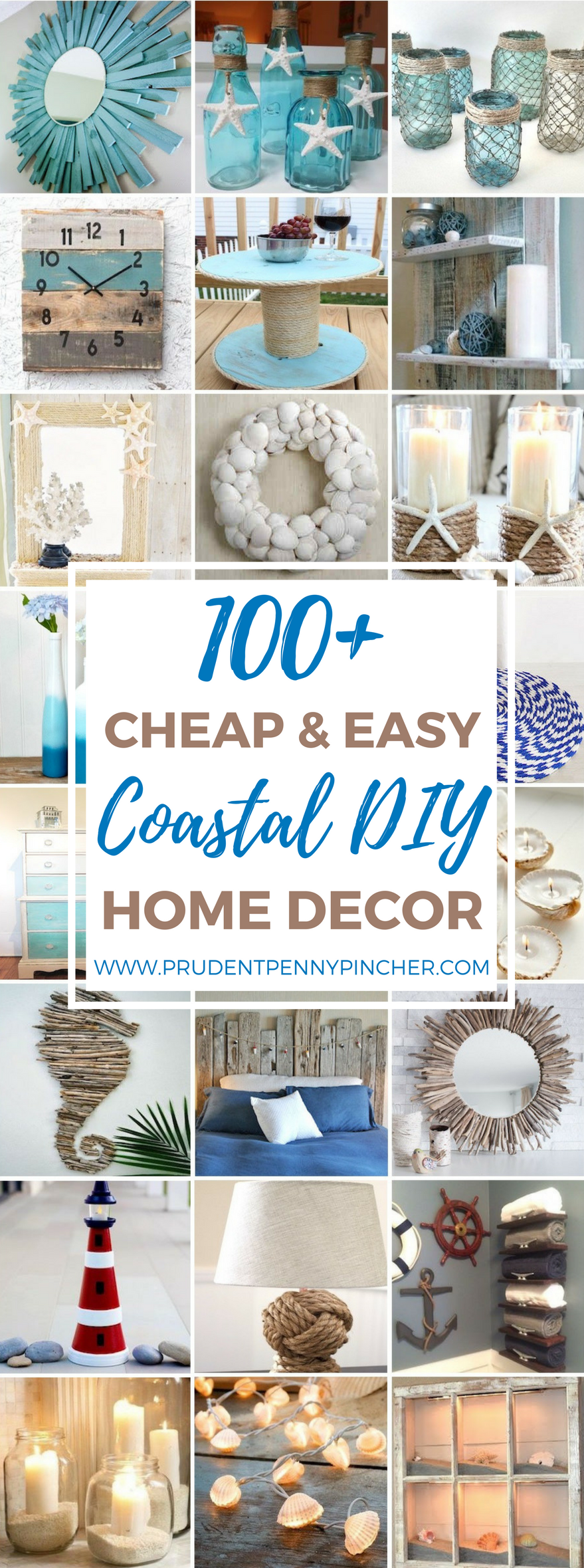 100 Cheap and Easy Coastal DIY Home Decor Ideas -   23 coastal decor apartment
 ideas