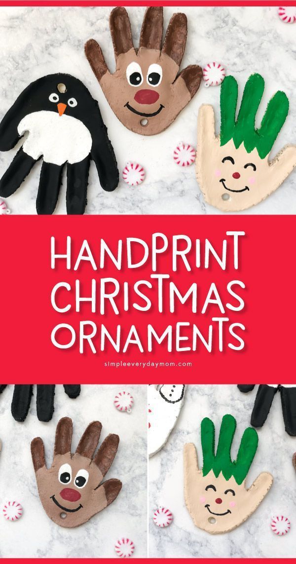 4 Adorable Salt Dough Handprint Ornaments You'll Want To Make This Christmas -   23 crafts gifts dough ornaments
 ideas