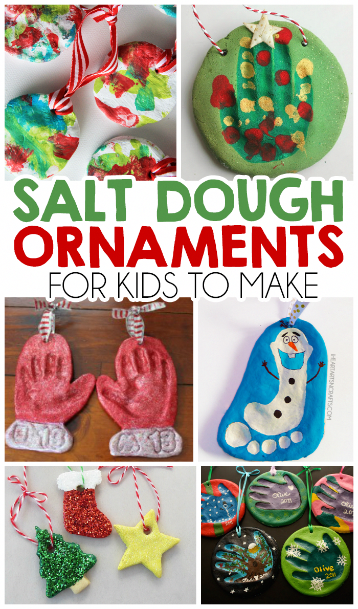27 Salt Dough Ornaments For Kids To Make! -   23 crafts gifts dough ornaments
 ideas