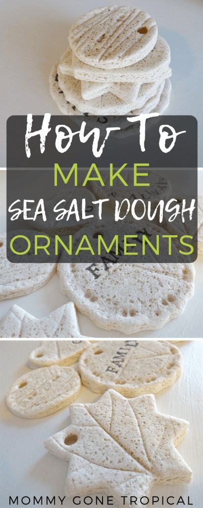 How To Make Sea Salt Dough Ornaments -   23 crafts gifts dough ornaments
 ideas