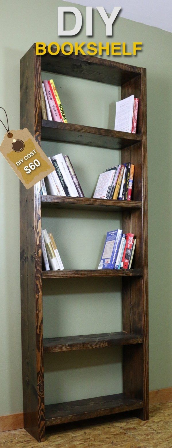 23 diy bookshelf storage
 ideas