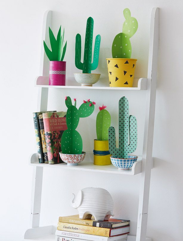 8 Cute And Creative DIY Fake Cacti -   23 diy paper cactus
 ideas