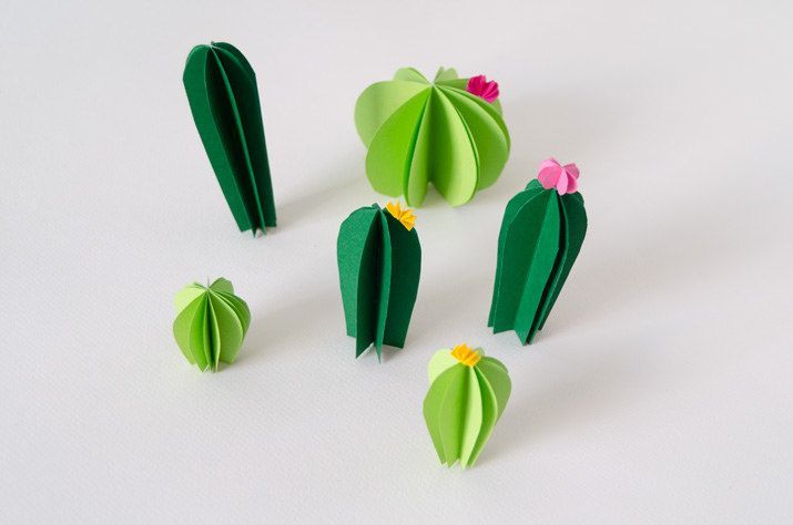 23 diy paper cactus
 ideas