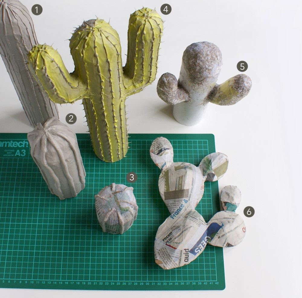 23 diy paper cactus
 ideas