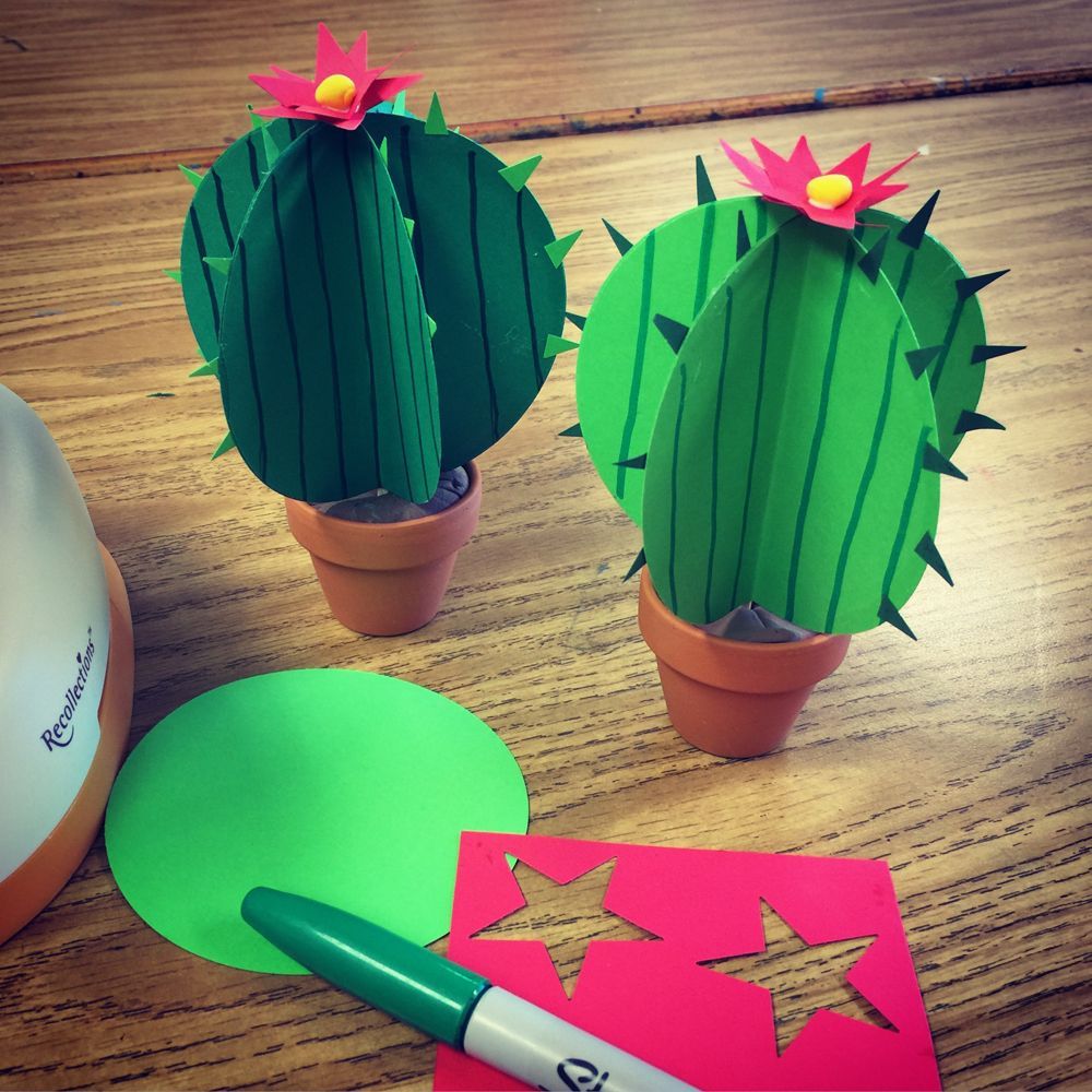Paper Cactus -   23 diy paper cactus
 ideas