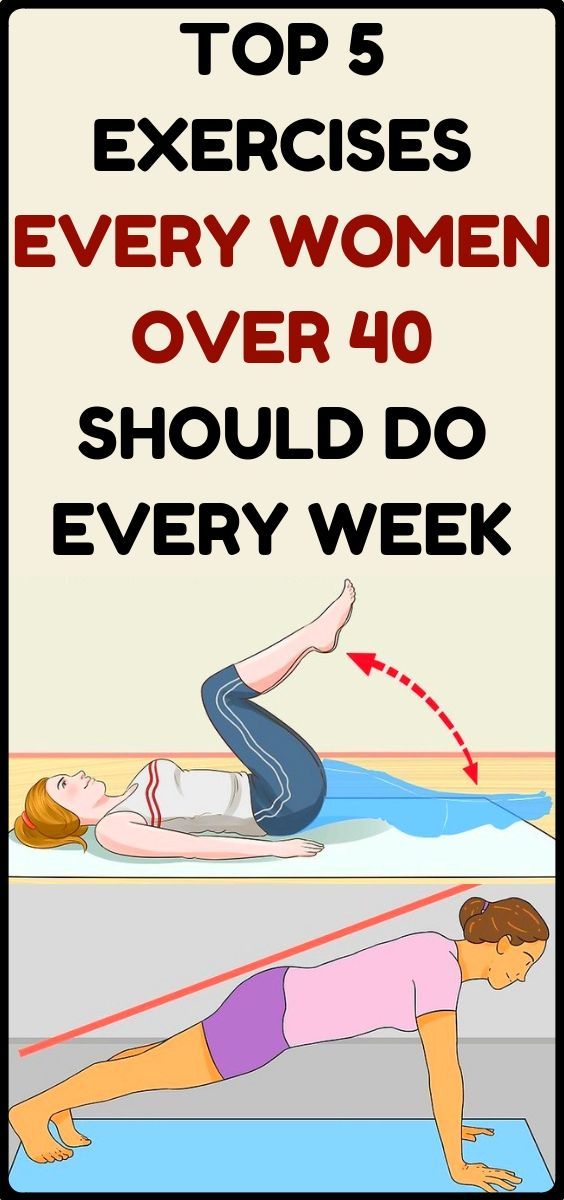Top 5 Exercises Every Women Over 40 Should Do Every Week -   23 fitness food diy
 ideas