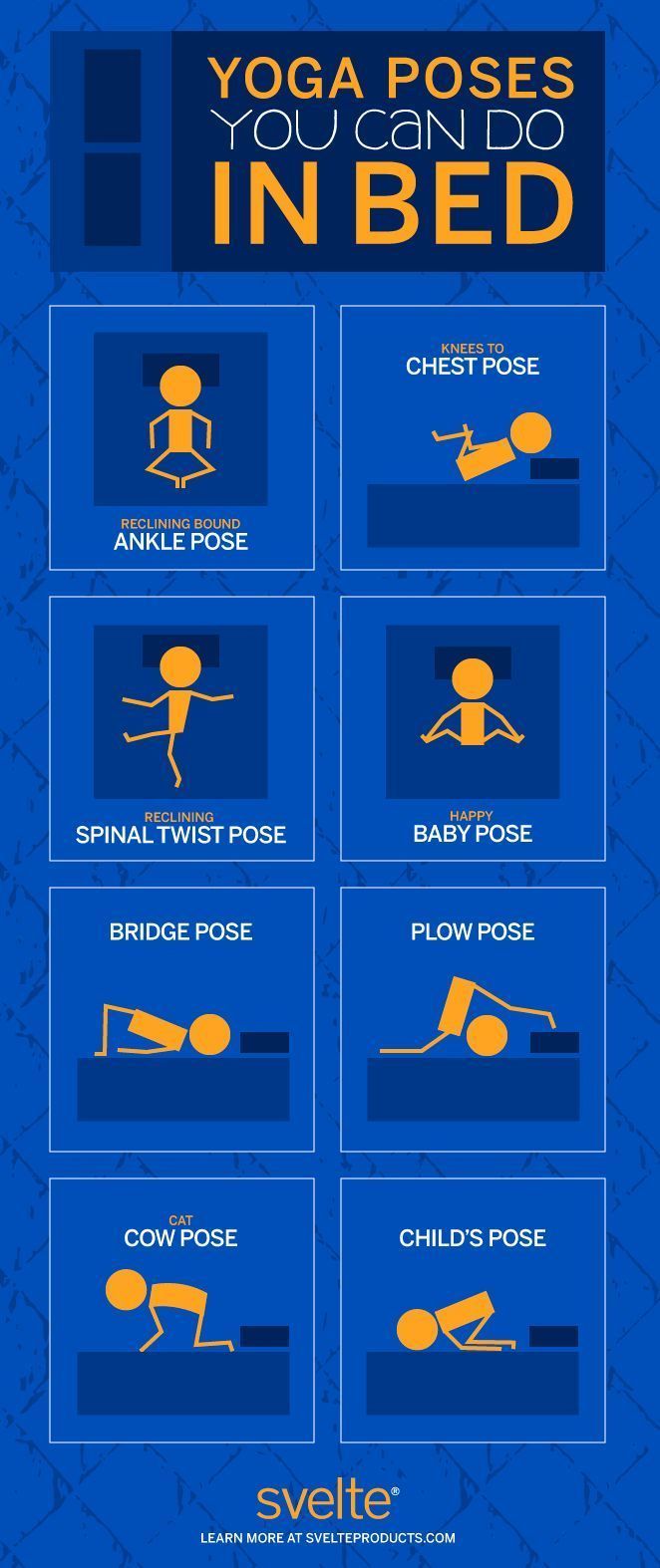 Yoga Poses You Can Do In Bed -   23 fitness yoga simple
 ideas