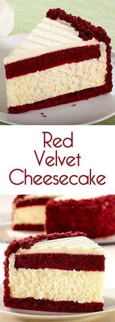 It’s kind of the most amazing thing ever a red velvet layer-cake with a layers of cheesecake mixed in topped with cream cheese icing. -   23 red velvet cheesecake recipes
 ideas