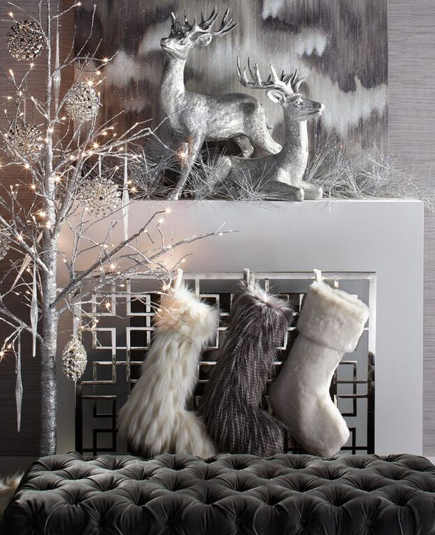 We're showcasing our 4 Merry Mantels now on zgallerie.com! Get inspiration and holiday decorating tips for a festive and bright season. -   24 chic winter decor
 ideas