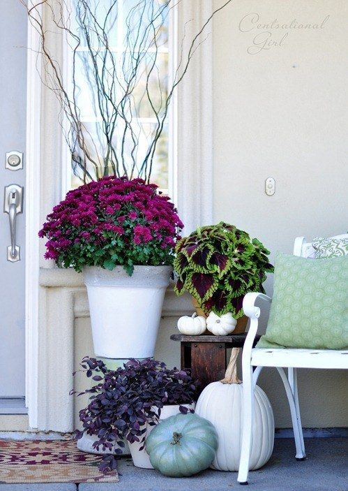 21 Fall Porch Ideas That Will Make Your Neighbors Insanely Jealous -   24 classy fall decor
 ideas