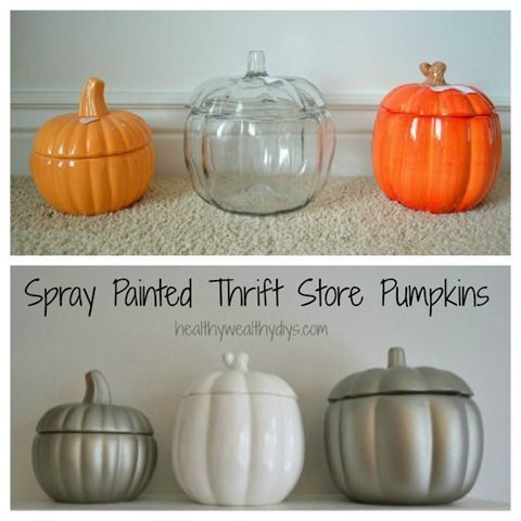 Simple Sunday....one word....spray paint... Seriously, endless possibilities! Look around your house before venturing out. Add pop of color or stick with neutral grey, black or white. Please spray outside....lol... Cover area...ready, set, go! -   24 classy fall decor
 ideas