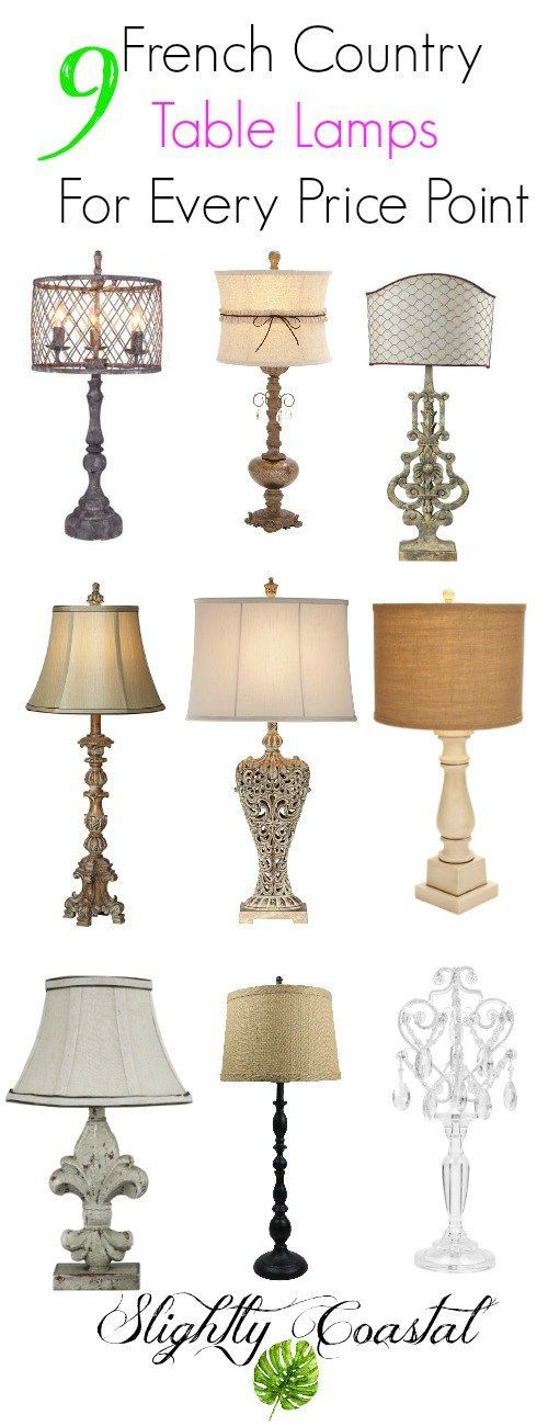 9 French Country Lamps for Every Price Point -   24 country style accessories
 ideas