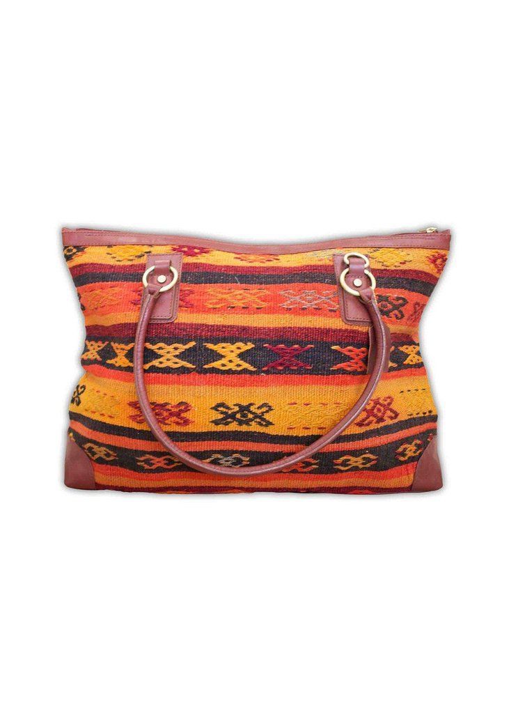 Kilim Weekender Bag -   24 crafts fair bags
 ideas