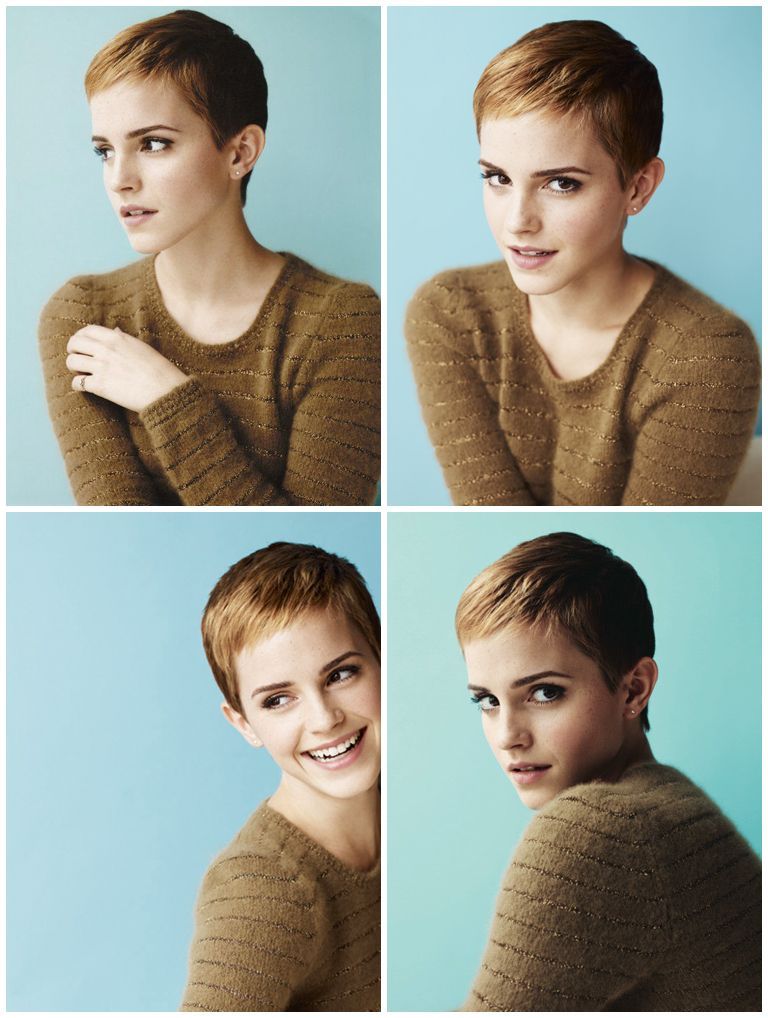 Emma Watson short pixie haircut -   24 emma watson pixie
 ideas