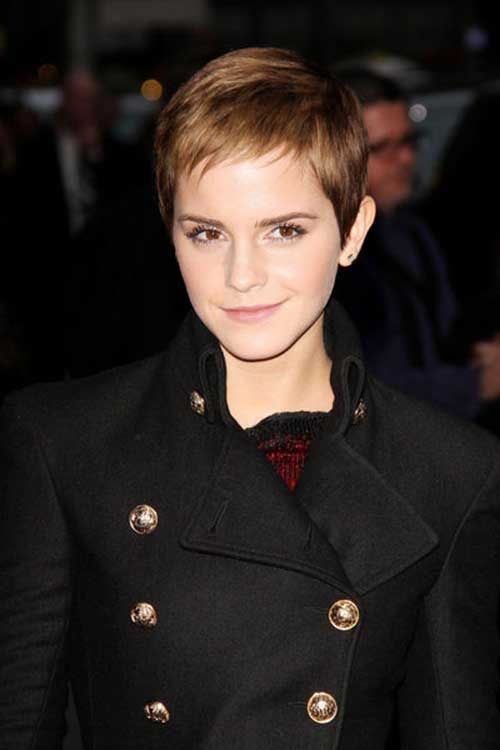Emma Watson Pixie Straight Hair -   24 emma watson pixie
 ideas