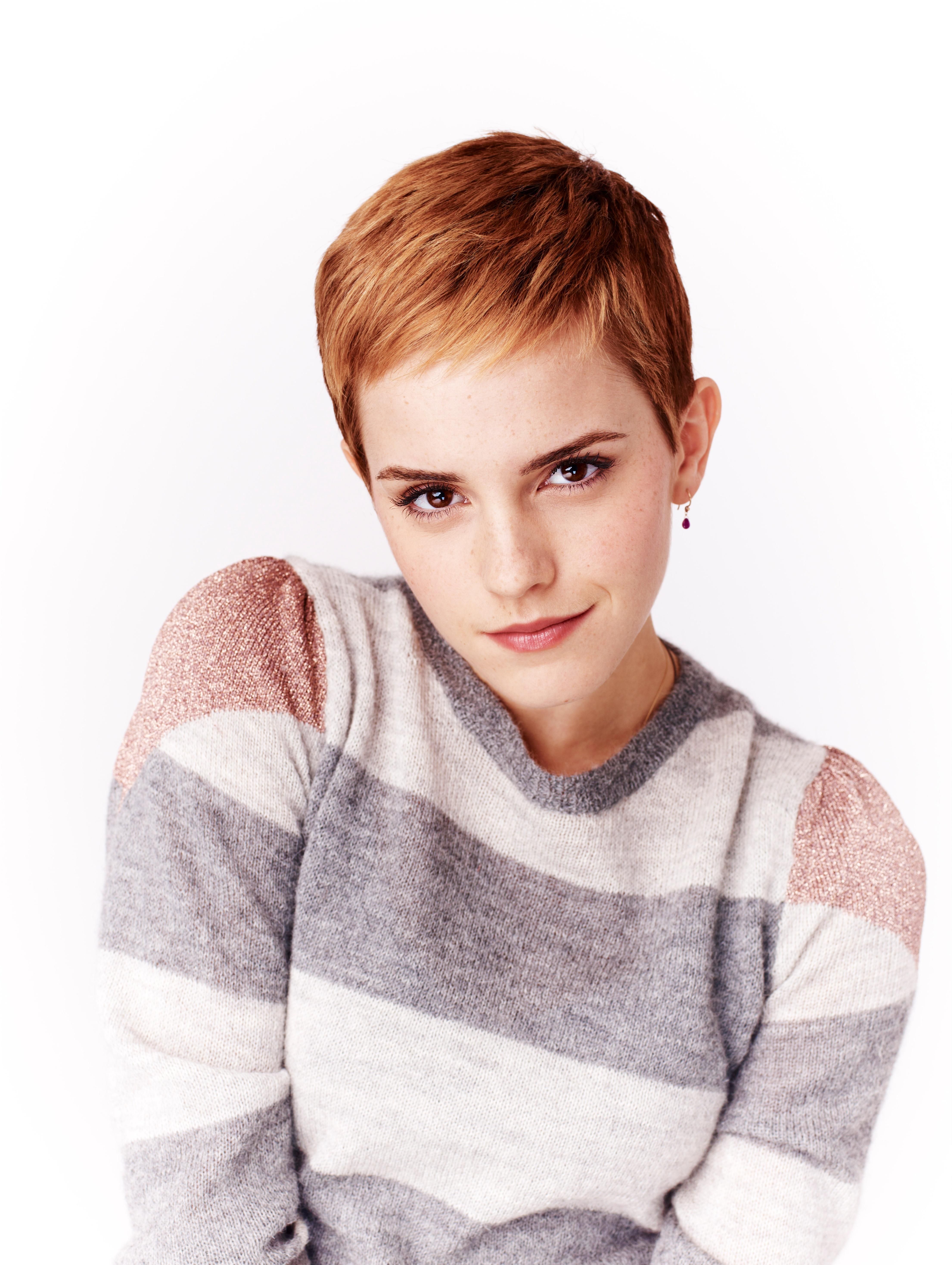 Emma Watson's hair. Remember when she had that mane and then she cut it to this. Classic -   24 emma watson pixie
 ideas