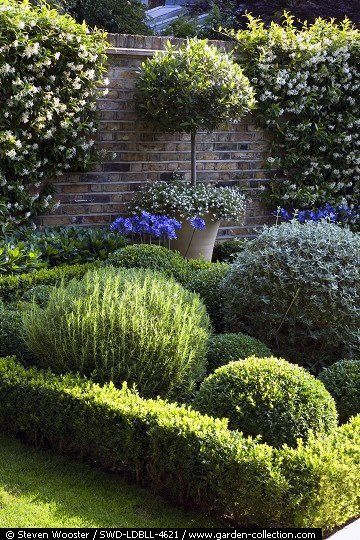 Green & white garden pallet~English Inspired Gardens~ -   24 english garden wall
 ideas
