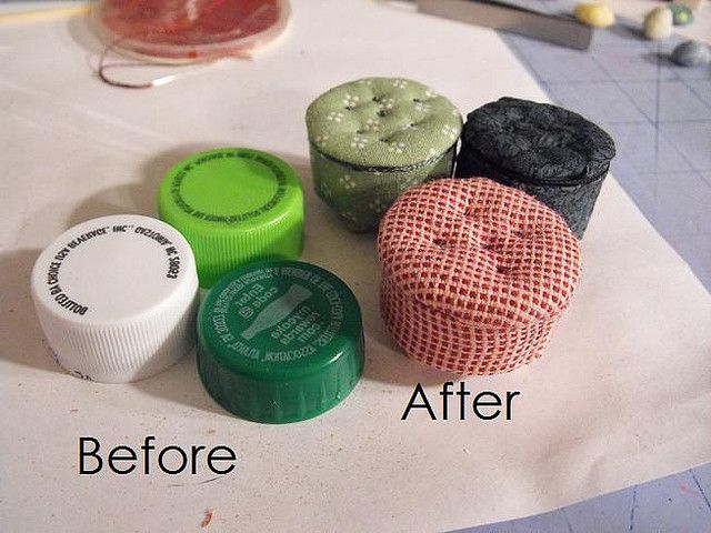 Bottle Cap Footstools -   24 fairy garden diy
 ideas