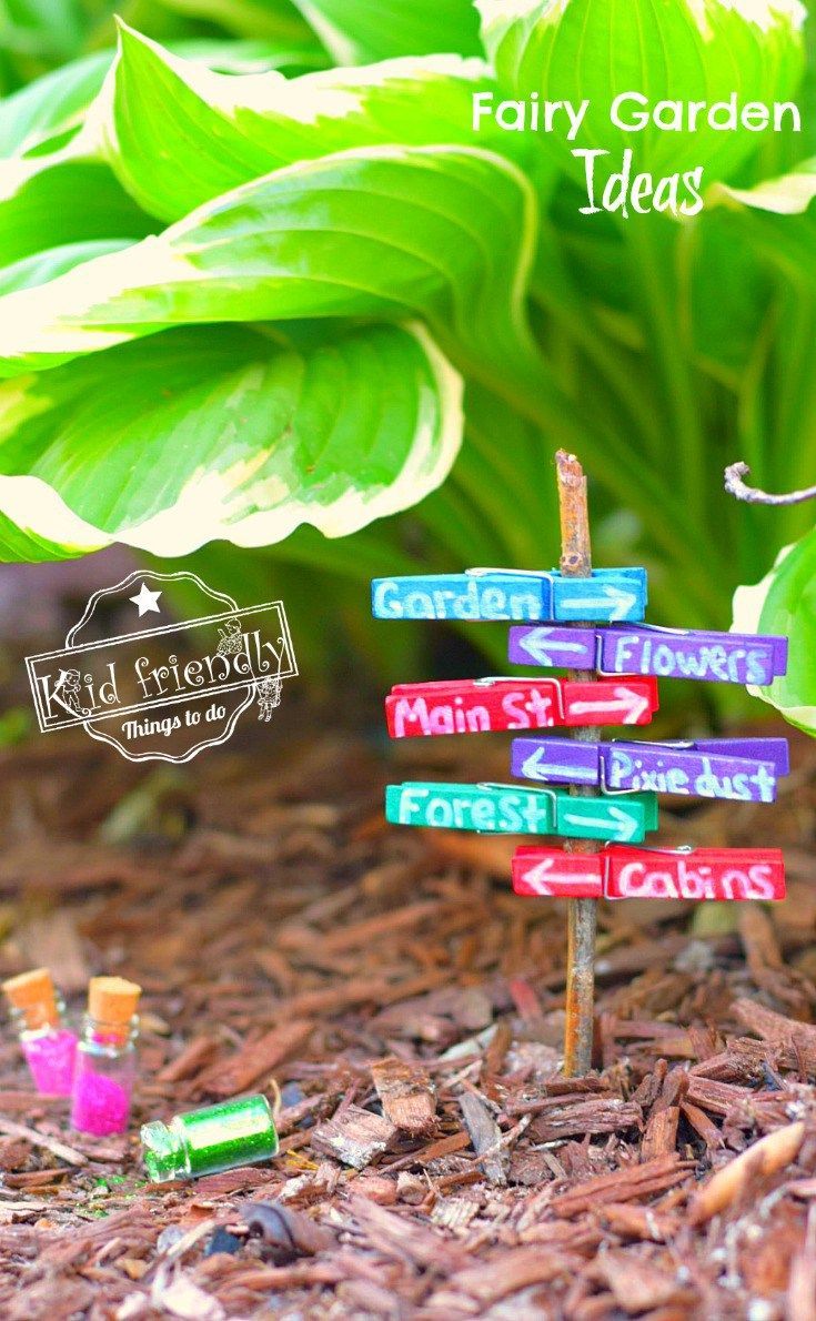 Over 15 Fairy Garden Ideas for Kids in the Garden -   24 fairy garden diy
 ideas