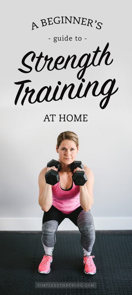 A Beginner’s Guide to Strength Training at Home -   24 fitness at training
 ideas