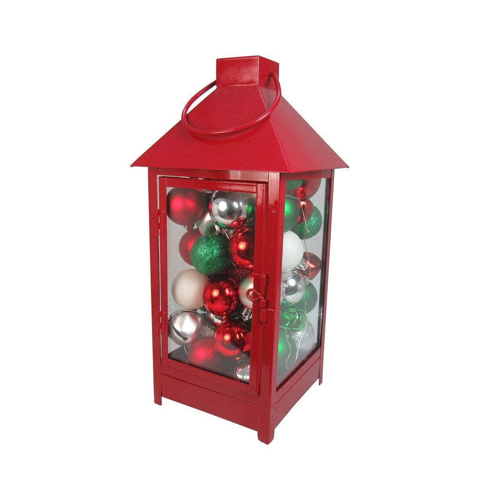 St. Nicholas Square® Light-Up Lantern Christmas Table Decor -   24 homemade crafts table
 ideas
