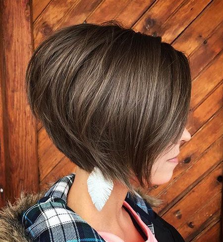 13 Short Brown Hairstyles for Women -   24 short style brown
 ideas