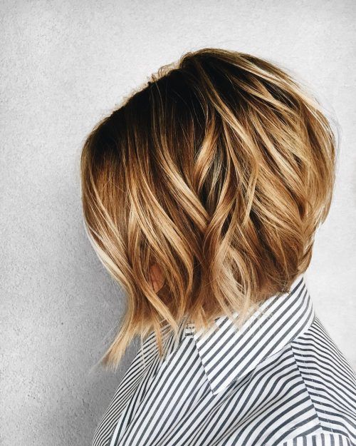 38 Top Blonde Highlights of 2019 - Platinum, Ash, Dirty, Honey & Dark -   24 short style brown
 ideas