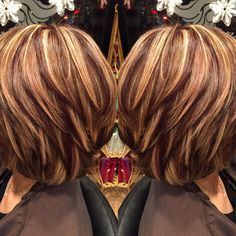 Image result for highlights and lowlights for short brown hair -   24 short style brown
 ideas