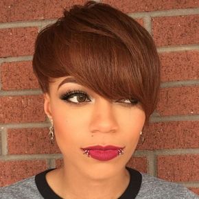 50 Most Captivating African American Short Hairstyles -   24 short style brown
 ideas
