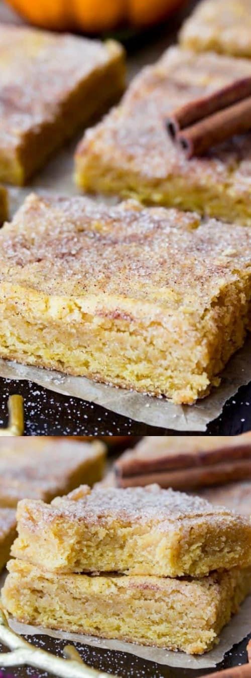 These Pumpkin Blondies from Spend With Pennies are sweet and festive fall treats. They’re flavored with real pumpkin and pumpkin spice!  via @bestblogrecipes -   24 sweet pumpkin recipes
 ideas