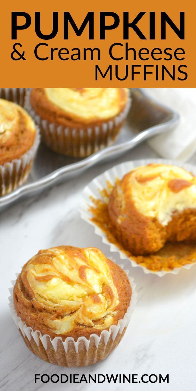 Easy Pumpkin Cream Cheese Muffins - ready in just 30 minutes. If you love fall recipes this muffin recipe is perfect! Moist and flavorful! More pumpkin recipes at | FoodieandWine.com -   24 sweet pumpkin recipes
 ideas
